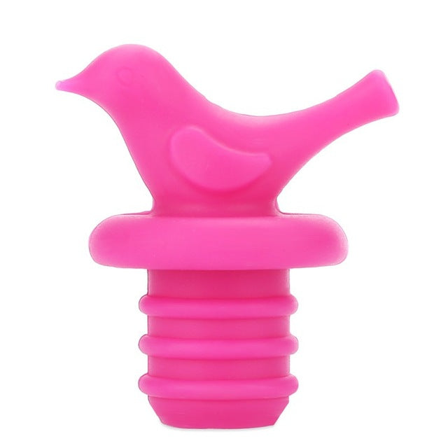 Little bird silicone wine bottle stopper Little bird silicone wine bottle stopper